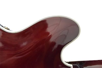 Custom Crown ES335 Bigsby Vibrato Tailpiece Vintage Sunburst Semi Hollow Jazz Fhole Guitar - Image 11