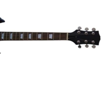 Custom Crown SG Carved Skull Sunburst Guitar - Image 5