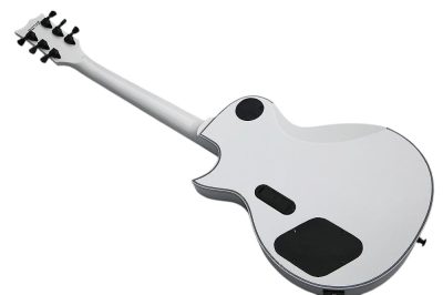 Custom Obsidian James Iron Cross White Electric Guitar - Image 3