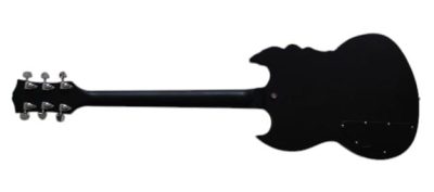 Custom Crown SG Carved Skull Sunburst Guitar - Image 6