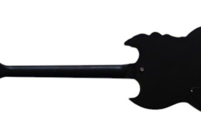 Custom Crown SG Carved Skull Sunburst Guitar - Image 6