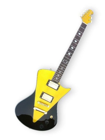 Custom Aether Armada Black Gold Opaque Guitar