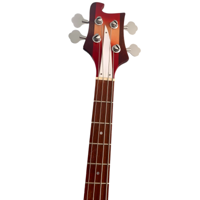 Custom Nova 4001 Chris Squire Fireglo Neck Thru Left Handed Bass - Image 8