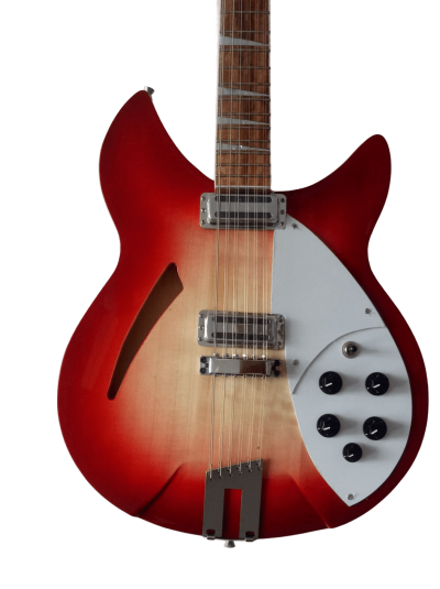 Custom Nova Fireglo 360 12C63 PT Trapeze Tailpiece 12 String Guitar