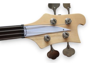 Custom Nova 4003 Mapleglo Fretless Bass - Image 4