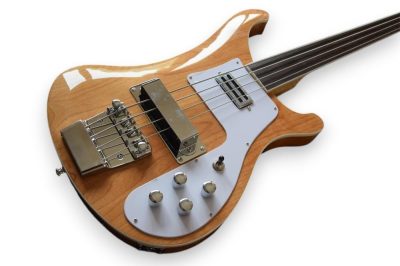 Custom Nova 4003 Mapleglo Fretless Bass - Image 7
