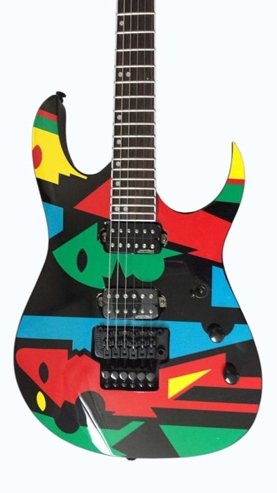 Custom Axis JPM100 Abstract Petrucci Design Picasso Electric Guitar