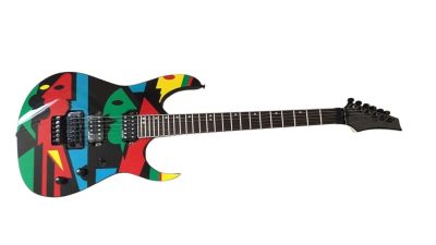 Custom Axis JPM100 Abstract Petrucci Design Picasso Electric Guitar - Image 5