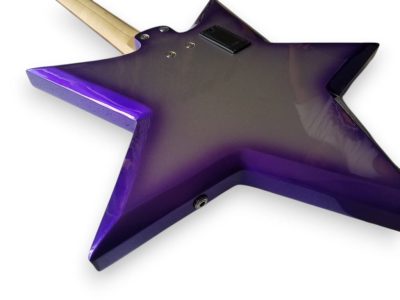 Custom Pulse Rosewood Fretboard Bootsy Purple Burst Star Space 4 String Rock Bass MEC Pickups Option - Image 13