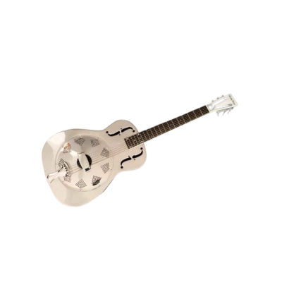 Custom Cobalt Resonator Metal Acoustic Mother of Pearl Headstock Guitar Resophonic Single Cone