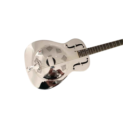 Custom Cobalt Resonator Metal Acoustic Mother of Pearl Headstock Guitar Resophonic Single Cone - Image 5