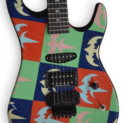 Custom Obsidian Kamikaze Abstract Lynch GL KAM14 Guitar
