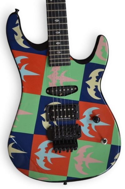 Custom Obsidian Kamikaze Abstract Lynch GL KAM14 Guitar