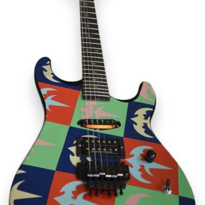 Custom Obsidian Kamikaze Abstract Lynch GL KAM14 Guitar - Image 8