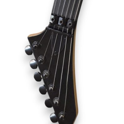Custom Obsidian Kamikaze Abstract Lynch GL KAM14 Guitar - Image 9