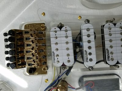 Custom Axis Plexiglass Acrylic LED Tree of Life Inlay Jem Guitar Floyd Rose Tremolo - Image 7