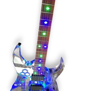 Custom Axis Plexiglass Acrylic Multi Colored LED Tremolo Guitar