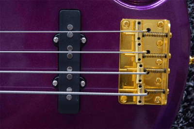 Custom Ember Prince Cloud Purple 4 String Bass - Image 7