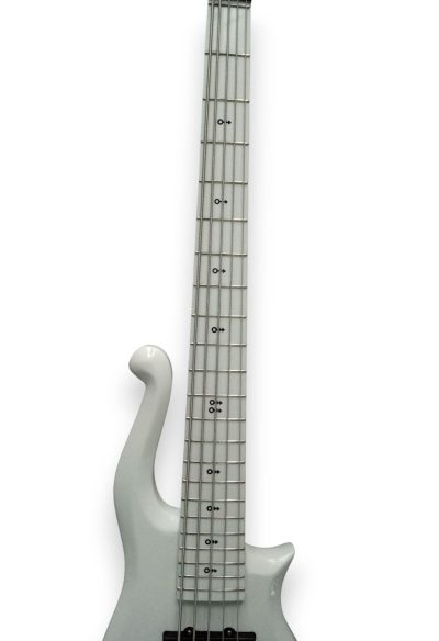 Custom Ember Prince Cloud White 4 String Bass - Image 3