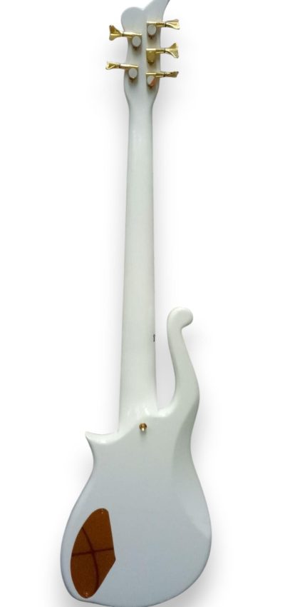 Custom Ember Prince Cloud White 4 String Bass - Image 5