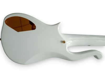Custom Ember Prince Cloud White 4 String Bass - Image 8