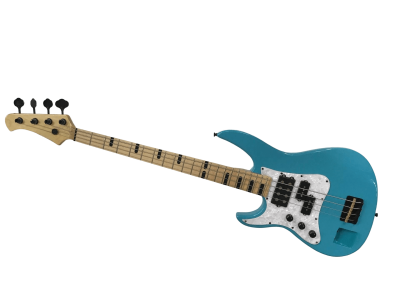 Custom Pearl BB 434 Daphne Blue Left Handed 4 String Bass - Image 2