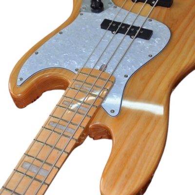 Custom Regent Ash Wood Body Miller 4 String Jazz Bass - Image 4