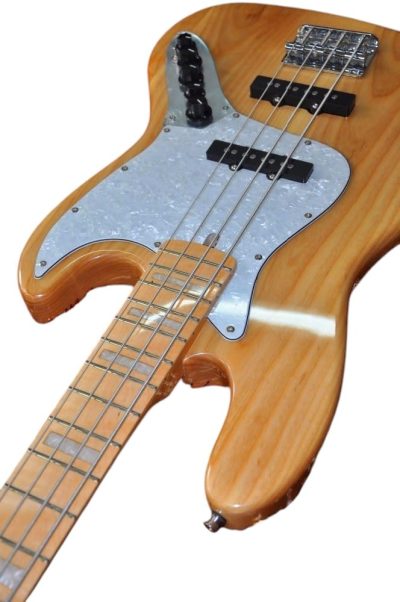 Custom Regent Ash Wood Body Miller 4 String Jazz Bass - Image 4