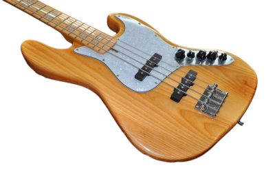 Custom Regent Ash Wood Body Miller 4 String Jazz Bass - Image 6