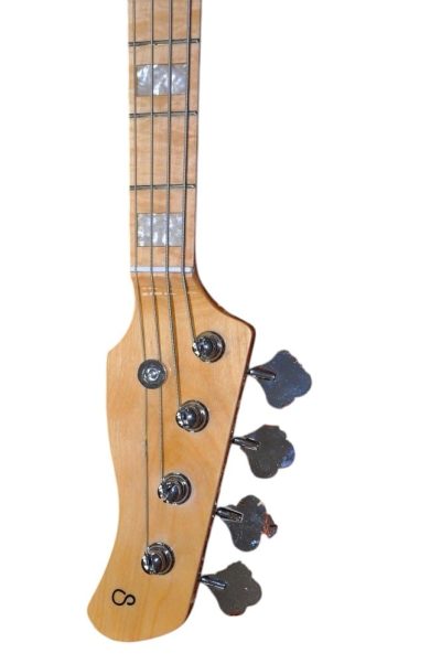 Custom Regent Ash Wood Body Miller 4 String Jazz Bass - Image 7