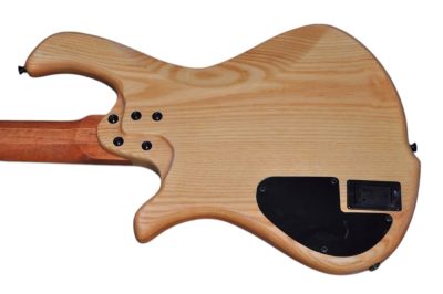Custom Onyx Elite Natural Poplar Top 5 String Bass - Image 8