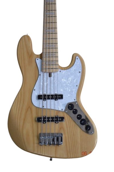 Custom Regent Ash Wood Body Miller 5 String Jazz Bass