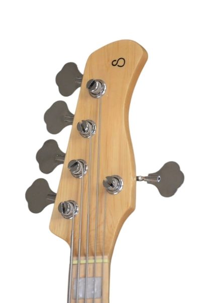 Custom Regent Ash Wood Body Miller 5 String Jazz Bass - Image 8