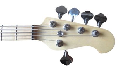 Custom Aether Ernie Purple Quilted Maple Top 5 String Bass - Image 4