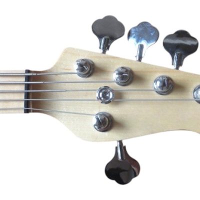 Custom Aether Ernie Purple Quilted Maple Top 5 String Bass - Image 4