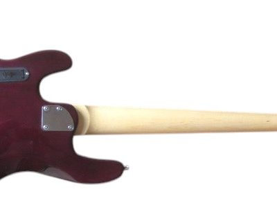 Custom Aether Ernie Purple Quilted Maple Top 5 String Bass - Image 7