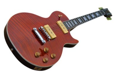 Custom Crown P90 Traditional Tiger Maple Top Guitar - Image 3