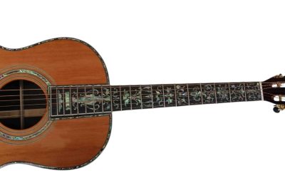 Custom Vertex D45 Acoustic Solid Spruce Top Flower Abalone Inlay Guitar - Image 4