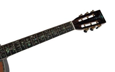 Custom Vertex D45 Acoustic Solid Spruce Top Flower Abalone Inlay Guitar - Image 8
