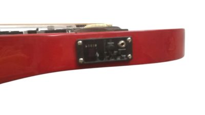 Custom Vile Red Flame Maple Top Double Neck Crossroads Tremolo Guitar - Image 9