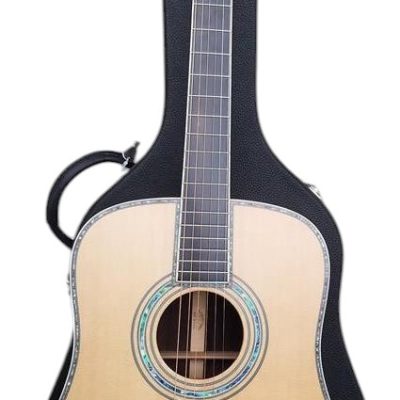 Custom Vertex D45 Natural Solid Spruce Top Acoustic Guitar - Image 2