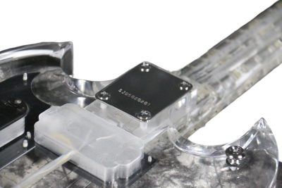 Custom Crown SG Plexiglass Acrylic Transparent LED Guitar - Image 6