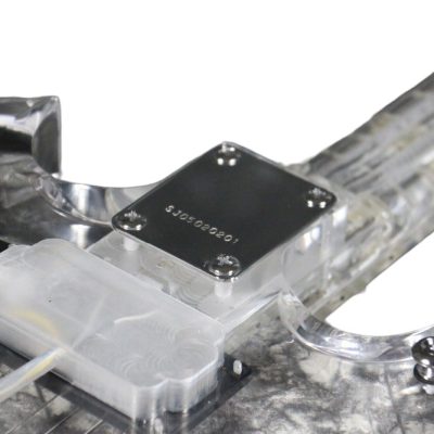 Custom Crown SG Plexiglass Acrylic Transparent LED Guitar - Image 6