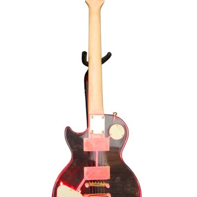 Custom Crown Plexiglass Acrylic Red LED Guitar - Image 10