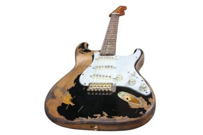 Custom Regent ST Aged Relic Black Guitar - Image 4