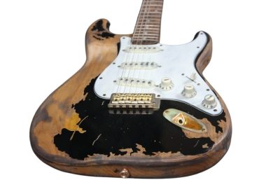 Custom Regent ST Aged Relic Black Guitar
