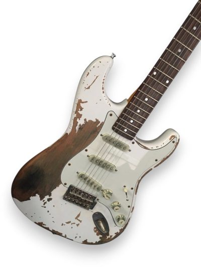 Custom Regent ST Aged Relic I White Guitar - Image 2
