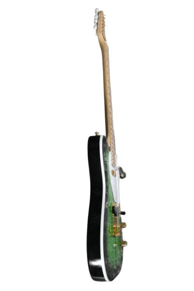 Custom Regent Merle Tuff Dog Green Quilted Maple Top Guitar - Image 6