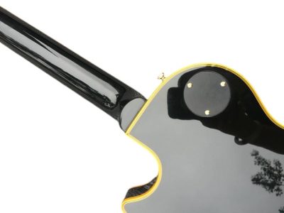Custom Forge Jack Daniels Electric Vintage Black Yellow Guitar - Image 8