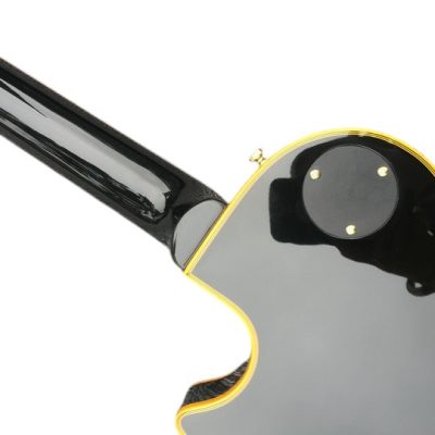 Custom Forge Jack Daniels Electric Vintage Black Yellow Guitar - Image 8